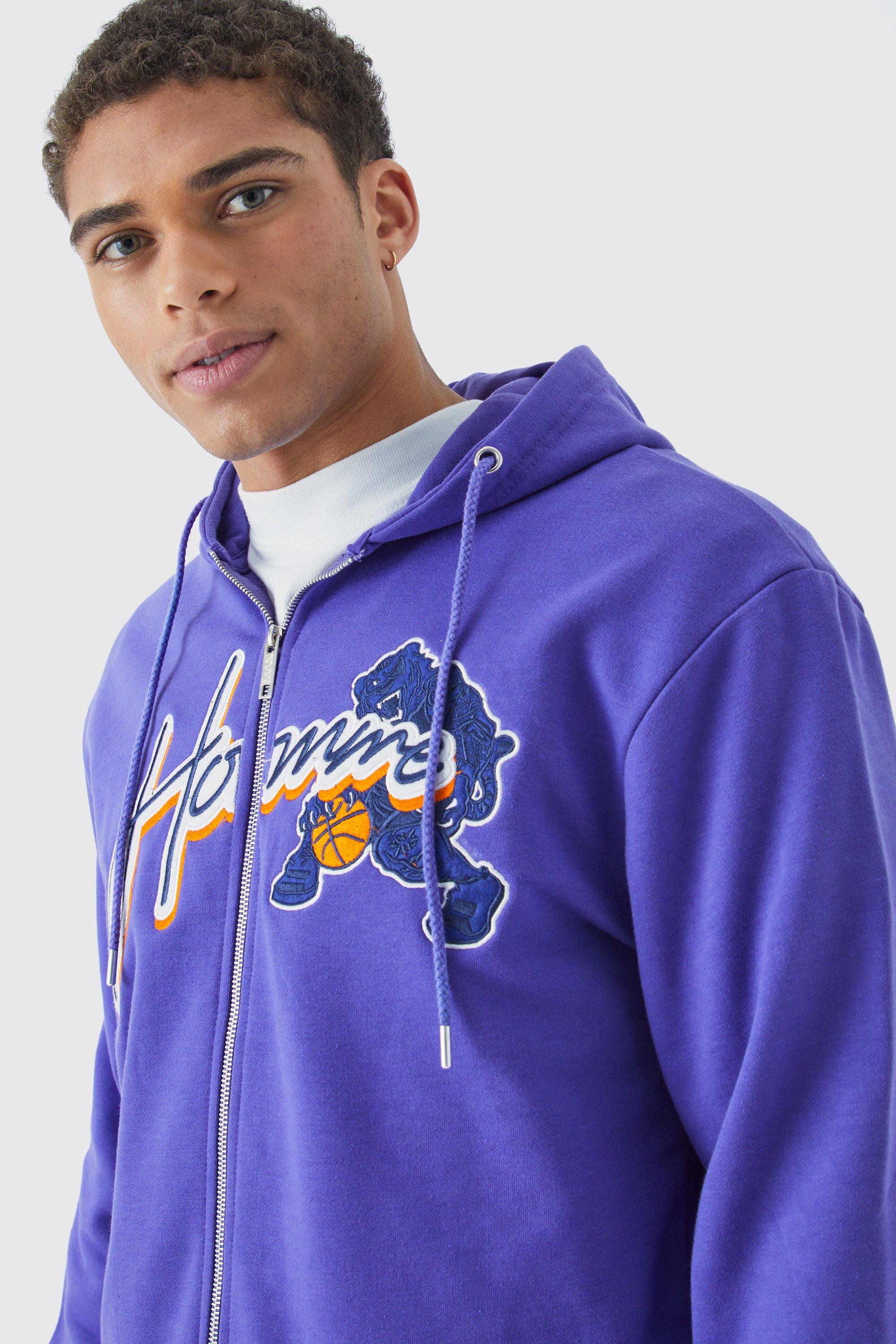 Washed discount purple hoodie